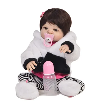 Reborn Baby Doll KEIUMI 55cm Full Body Silikoninis Realistinis Kūdikių Lėlės Tikroviška Vaikiška Lėlė Princesė Originalios Lėlės, Žaislai Mergina