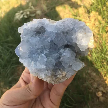Reti! 1pcs didelio dydžio natūralus mėlyna kristalų širdies geode Reiki gydomasis mineralinis mėginių ėmimas ir vidaus apdaila