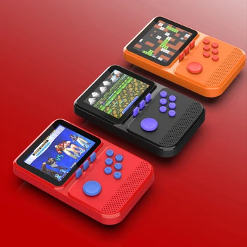 Retro Nešiojamas Mini Nešiojamą Žaidimų Konsolę Spalvotas LCD Vaikai Spalvų Žaidimas Žaidėjui NE\MAME\MD\GBA\SFC Išsaugoti/Įkelti 512M\64G TF Kortelė