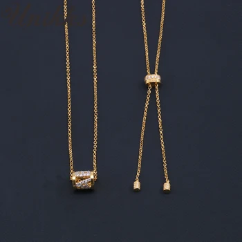 S925 sidabro, aukso geltonos deimantų perdavimo rutuliukų karoliai paprasta tuščiaviduriai barelį granulių laišką pakabukas