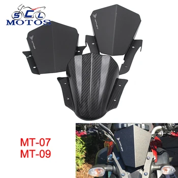 Sclmotos - CNC Aliuminio Motociklo CNC priekinio Stiklo, Priekinio stiklo, už Yamaha MT07 MT-07 2013-2017 MT09 MT-09-2016 m. Apsauga nuo Vėjo