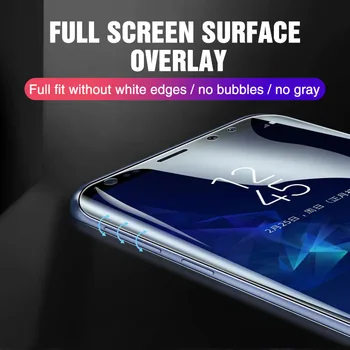 Screen Protector for Samsung Galaxy S Duos S7562 S III S3 i9300 S3 mini Pilnas draudimas Minkštas Hidrogelio Filmas HD Apsauginės Plėvelės
