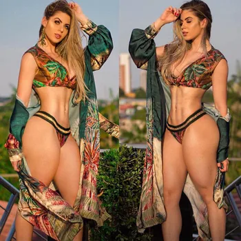 Seksualus, Moterų Push Up Bikinis Nustatyti 2018 M. Brazilijos Biquini High Waisted maudymosi kostiumėlį, Padalinta iš Dviejų dalių maudymosi Kostiumėliai, Naujas Trikampis Maudymosi Kostiumas