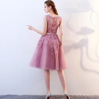Seksualus Oficialią Šalies Suknelė Aplikacijos Trumpas Kokteilių Suknelė Mini Vakarinės Suknelės 2021