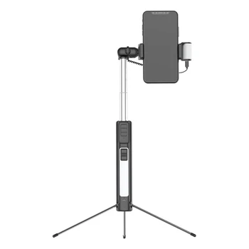 Selfie Stick Ištraukiamas 110cm Selfie Stick Trikojo su Nuimamais Belaidžio Nuotolinio valdymo ir Trikojis Selfie Stick, skirtą Išmanųjį telefoną