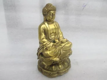 Senovės Kinijos vario Buda turėjo Tibeto Budizmas statula.