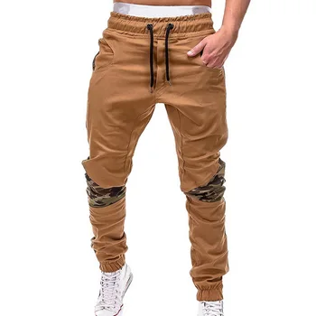 SHUJIN Pavasarį Vyrų Liesas Kelnės Mados Camo Kratinys Poilsiu Sweaterpants Atsitiktinis Kišenės Streetwear Klubo Pants Plus Size
