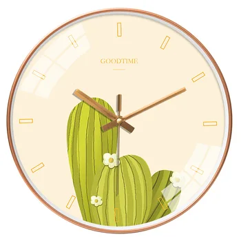 Sieninis Laikrodis Skaitmeninis Laikrodis, Šiaurės Kūrybos Laikrodis Augalų Šviežių Sieninis Laikrodis Namų Kambarį Silent Laikrodis Namų Puošybai
