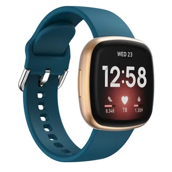 Silikono pakeisti Watchband Už fitbit Versa 3/Prasme smartwatch klasikinis apyrankę, fitbit Versa3 juostų priedai Dirželis
