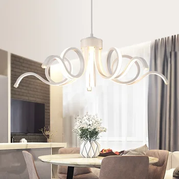 Skandinaviško Stiliaus LED Akrilo Sietynas valgomajame, Miegamajame ir Komercinių Vietų, Apšvietimas, Dekoratyviniai Šviestuvai AC90-240V