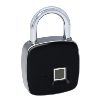 Smart Keyless pirštų Atspaudų Lock USB Įkrovimo IP65 Vandeniui Anti-Theft Saugumo Spynos, Durų Bagažo Atveju Užraktas