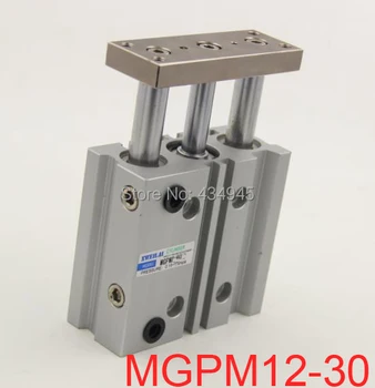 SMC tipas MGPM12-30 12mm pagimdė 30mm Pneumatinė eiga, Vadovaujasi Cilindro formos, kompaktiškas vadovas, skaidrių, MGP KOMPAKTIŠKAS VADOVAS, Oro CILINDRAS