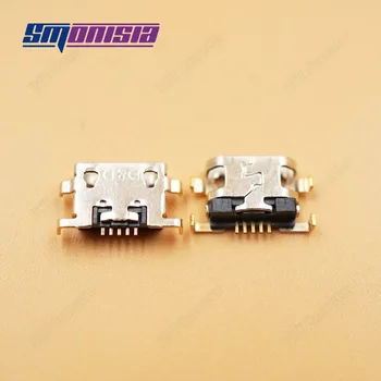Smonisia 20pcs Micro USB lizdas, Krovimo Lizdas, Jungtis ZTE V815W lenovo A798T A590 A808 A706T A670T S890 S820 S880 A710