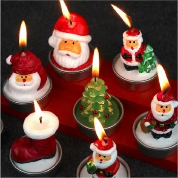 Spalvinga Žvakės Kalėdų Senelio Gimtadienis Žvakės Kalėdų Šalis Dekoro Žvakės Dovana Vaikams Gimtadienio Aukso Kedro Riešutų Žvakės