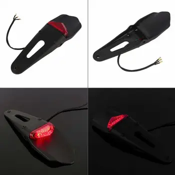 Sparnas Edge LED Uodegos šviesos, Universalus Trikampis Raudonas Objektyvo Galinis Stabdžių Lempų Pakeitimas, Šviesos, viskas Veikia, Šviesos Motociklas