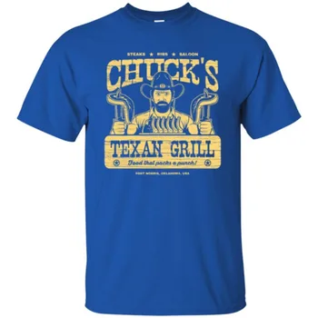 Spausdinti Vyrų Marškinėliai Medvilnės marškinėlius Chus Texan Grilis O-k Trumpas-Sve Moterys T-Shirt