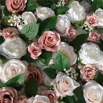 SPR 4ft*8ft(1.2*2,4 m) vestuvių suristi gėlių sienos fone apdailos rose vestuvių gėlių sienos