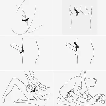 Suaugusiųjų Ilgalaikę Triušių Varpos Žiedas Vibratorius Triple Klitorio Massager Masturbacija Vibracija Įvestas Atidėti Ejakuliacija Vibe Sekso Žaislai
