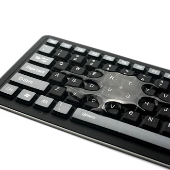 Sulankstoma Silikoninė Klaviatūra USB Laidinio Lankstus, Minkštas Neperšlampamas Klaviatūros Home Office VH99