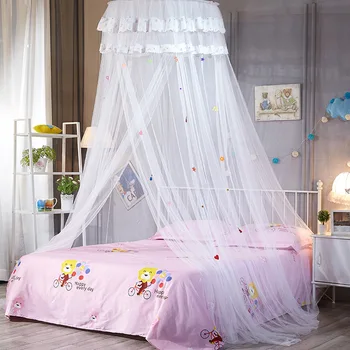 Sulankstomas tinkleliai nuo vabzdžių lova suaugusiųjų Lubų Nėrinių Princesė Dome tinkleliai nuo vabzdžių Cartoon Stiliaus moskito net baldakimu lovos ED50MN