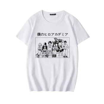 Sunfiz YF Anime Boku No Herojus akademinės bendruomenės Mielas Animacinių filmų Spausdinti Moterys T-shirt Mano Herojus akademinės bendruomenės, Mokyklos Įdomus Kostiumas Harajuku Tee