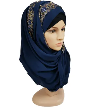 Sunkiųjų Šifono Skara Patikimesnis Spalvos, Ilgas, Minkštas Apvyniokite Šaliku Plius Dydžio Skara Šalikai Femme Bufandas Hijabs Shinny Šalikas