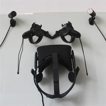 Tvirtinimo prie sienos Kabliu Stovėti Suderinama Su Oculus Rift VR Ausines /Touch /Jutiklis (Rift Vaikščioti Kablys) 3D Spausdinimo Mount Kablys