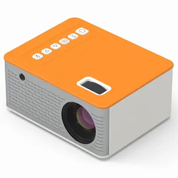 UC28D Mini Projektorius LED Nešiojamų Namų USB Mobiliojo Telefono, 10 ANSI 480*272 TF kortelė AV IR 5V 2A U disko DVD, TV BOX 3,5 MM AV