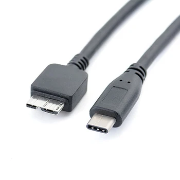 ULT-Geriausias USB 3.1 C Tipo Male į USB 3.0 Micro B Male OTG Konverteris, Laidas USB-C Jungtis Kietąjį Diską Išmanųjį telefoną 30CM