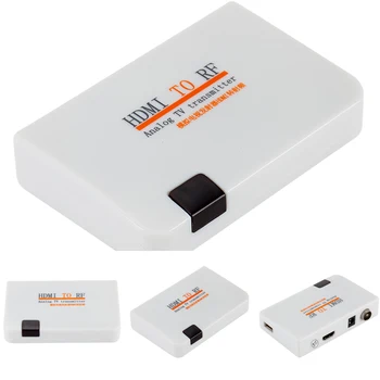 Universalus HDMI RF, Coaxial Converter Box Adapterio Kabelis, Nuotolinio Valdymo Maitinimo šaltinis