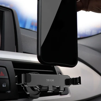 Universalus Mini Svorio Savaiminio fiksavimo Nematomas Automobilis išmaniųjų telefonų mašinoje Oro Angos Įrašą GPS Navigacijos Stovas