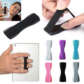 Universalus Pirštu Telefono Turėtojas Plastiko Rankena, Diržas Anti Slip Stovėti Tablet mobilusis telefonas