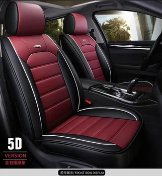 Universalus PU Odos, automobilių sėdynių užvalkalai VW Volkswagen Polo 2011-2018 automobilinė kėdutė auto accessories stilius