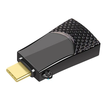 Universalus USB-C-HDMI Konverteris Aliuminio Lydinio Vyrų Tipas-C Moterų 4K*2K HDMI Jungties Adapteris, Skirtas Nešiojamas Telefoną, Planšetinį