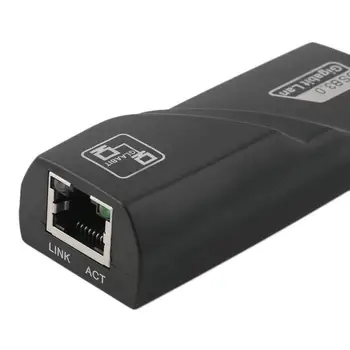 USB 3.0 10/100/1000 Mbps Gigabit RJ45 Ethernet LAN Tinklo Adapterį, Kompiuterio Kabeliai, Jungtys Nešiojamojo kompiuterio Darbalaukio TV Box