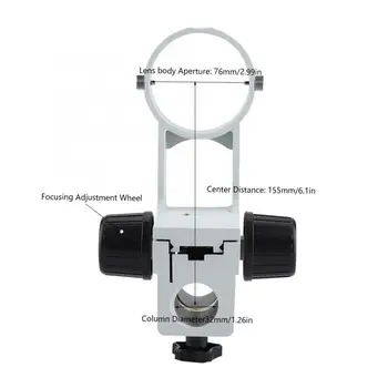Usb mikroskopą, Stereo Mikroskopo Laikiklio Skersmuo 76mm Fokusavimo Laikiklis microscopio skaitmeninio para electronica
