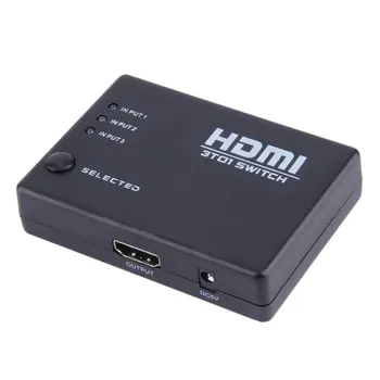 USB Perjungiklį 5 Uostą 1080p HDMI Jungiklis Switcher Selektorių Splitter centras Su IR Nuotolinio valdymo HDTV Adaptet Tablet pc Telefono USB Šakotuvai-L909