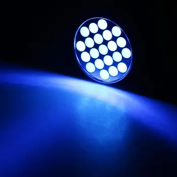 UV Žibintuvėlis 21LED 12LED UV 395-400nm LED UV Žibintuvėlis