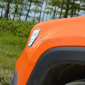 Už Jeep Renegade-2018 Pusėje Signalas, lengvas Rėmas 2vnt Chrome ABS Automobilio stiliaus