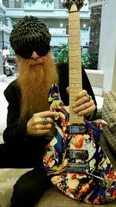 V-Kirtikliai Billy Gibbons Parašas Modelio Gitara Pasiimti