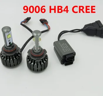 V16 TURBO 9006 HB4 60W/set H7, H11 9005 HB3 7200LM Automobilio LED Žibintų Konversijos Rinkinys Balta,H1 H3 H10 880 881