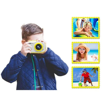 Vaikai Fotoaparato Skaitmeninio Vandeniui Vaikams vartoti Nuotraukos Full HD 1080P 2 Colių Nešiojamas Vaizdo Kamera Vaikams Žaislas