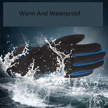 Vandeniui/Vėjo Pirštinės Žiemą Šilumos Šiltas Slidinėjimo Pirštinės/Snowboard/Slidinėjimui/Motociklo/Žygiai Pirštinės