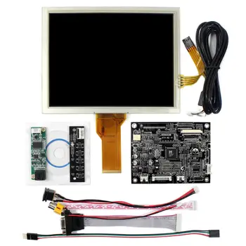VGA AV LCD Valdiklio plokštės EJ080NA-05B 800x600 Jutiklinis Ekranas 8inch LCD Skydelis