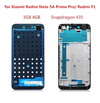 Vidurio Rėmo Plokštelės Xiaomi Redmi Pastaba 5A Vidurinis Rėmelis LCD Remti Faceplate Bezel Būsto Remontas, Atsarginės Dalys Redmi Y1 Lite