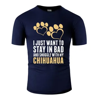 Vintage, aš Tik Noriu Pasilikti Blogas Čihuahua T-Shirt 