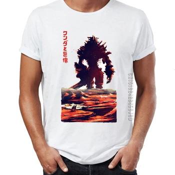 Vyriški Marškinėliai Shadow of The Colossus Marškinėliai iš Gigantas Kūrinys Spausdinti Marškinėlius Vyrų Grafinis Viršūnes & Tees O-Kaklo Camiseta