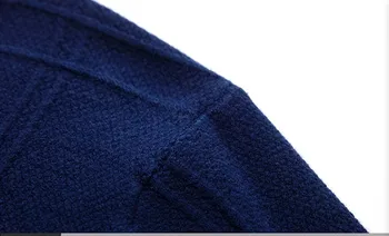Vyrų Rudens-Žiemos Prekės Kokybės Medvilnės Mens Megztiniai V Kaklo Puloveriai Vyrų Kietas Siuvinėjimo Megztinis Slim Fit (Puloveris)