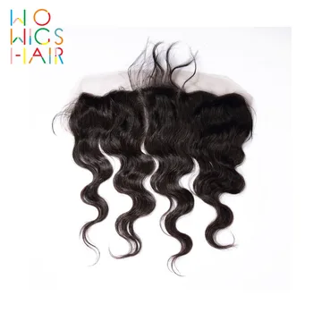 WoWigs Plaukų Brazilijos Banguoti Remy Human Hair 3 Ryšulius Su Nėrinių Uždarymo / Priekinės Natūralių Spalvų Įstaiga Banga Ryšulius Su Uždarymo