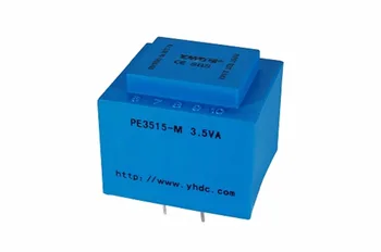 YHDC PE3515-M 3.5 VA 220V 15V/233mA pcb montavimo transformatorius